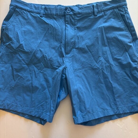Men's Vineyard Vines Performance On-The-Go Shorts Royal Blue OTG Preppy Whale 40 - Picture 2 of 8